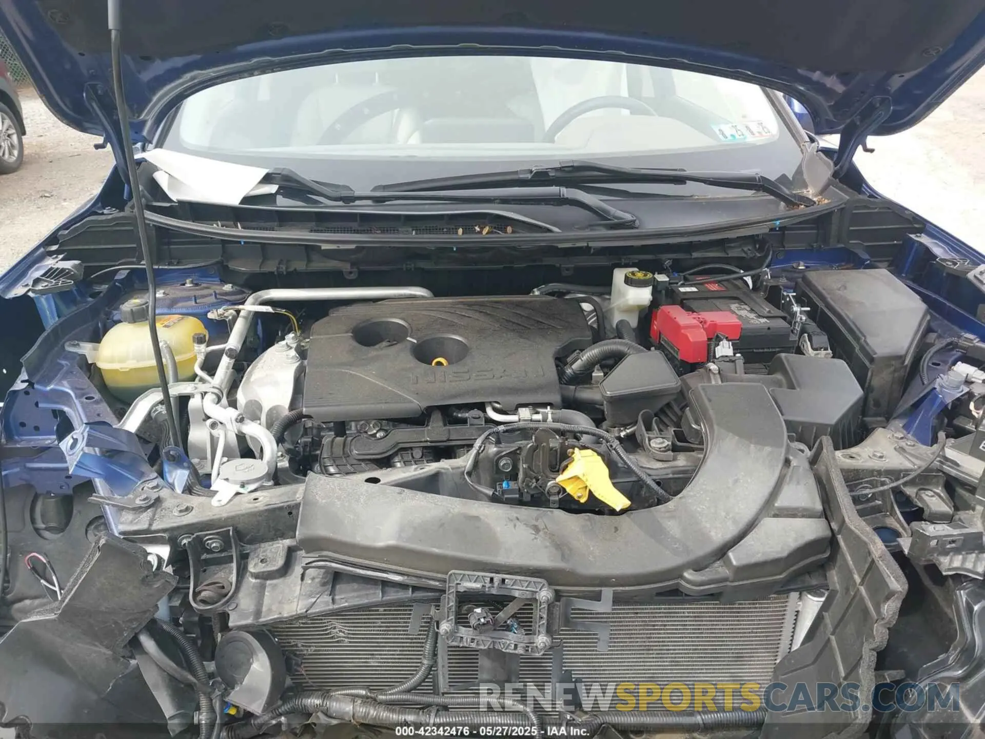 10 Photograph of a damaged car JN8AT3CB9MW219332 NISSAN ROGUE 2021