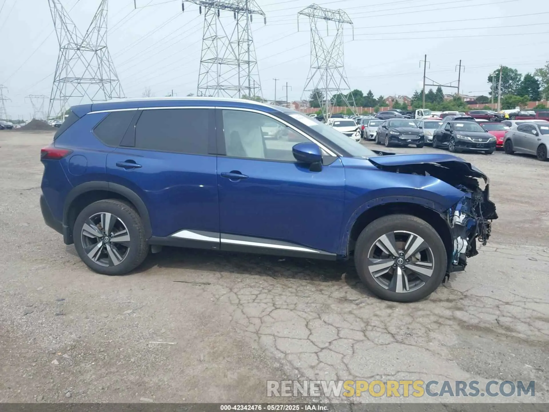 13 Photograph of a damaged car JN8AT3CB9MW219332 NISSAN ROGUE 2021