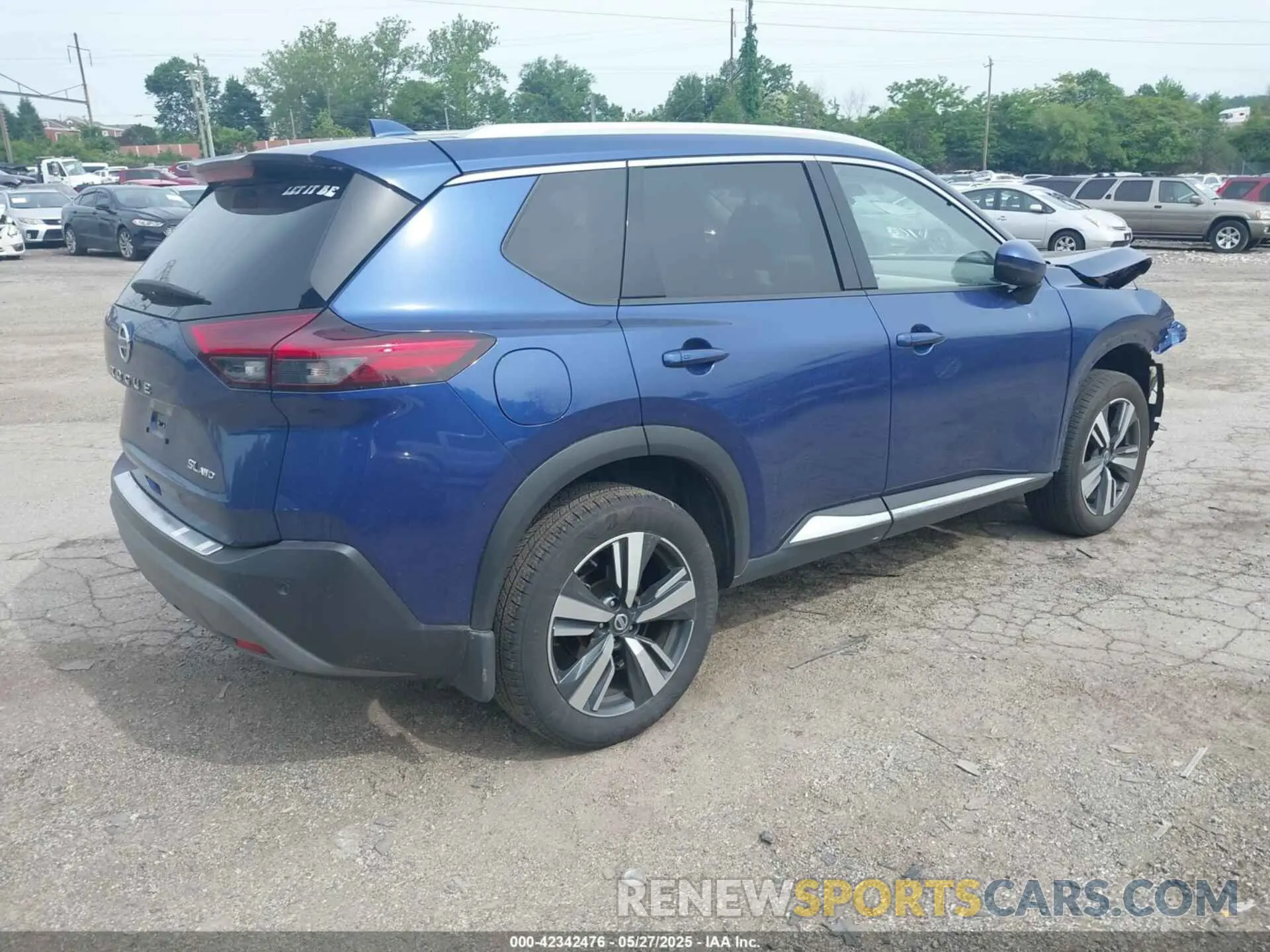 4 Photograph of a damaged car JN8AT3CB9MW219332 NISSAN ROGUE 2021