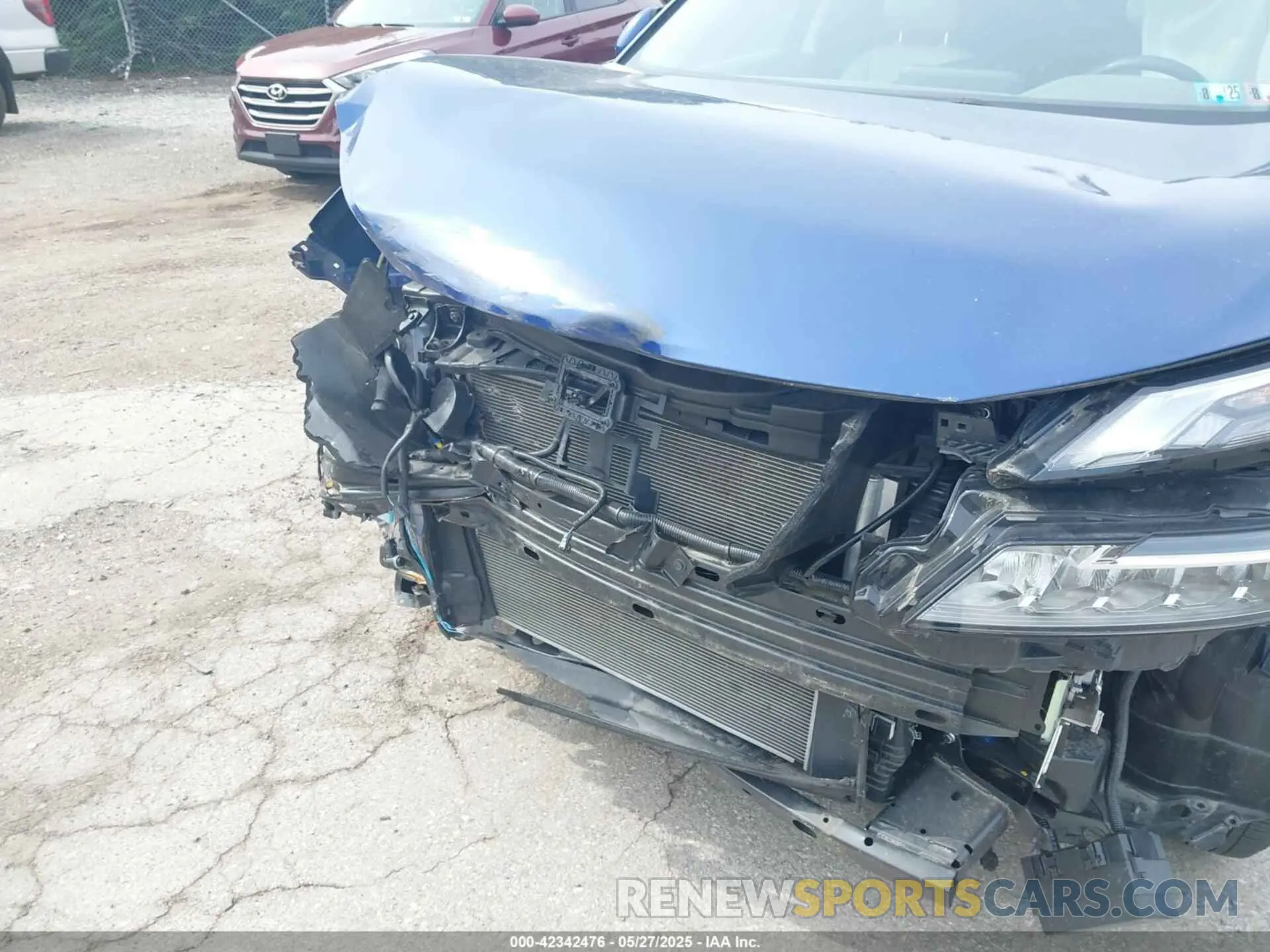 6 Photograph of a damaged car JN8AT3CB9MW219332 NISSAN ROGUE 2021