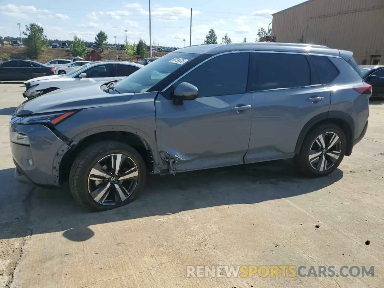 1 Photograph of a damaged car JN8AT3CB9MW241105 NISSAN ROGUE 2021