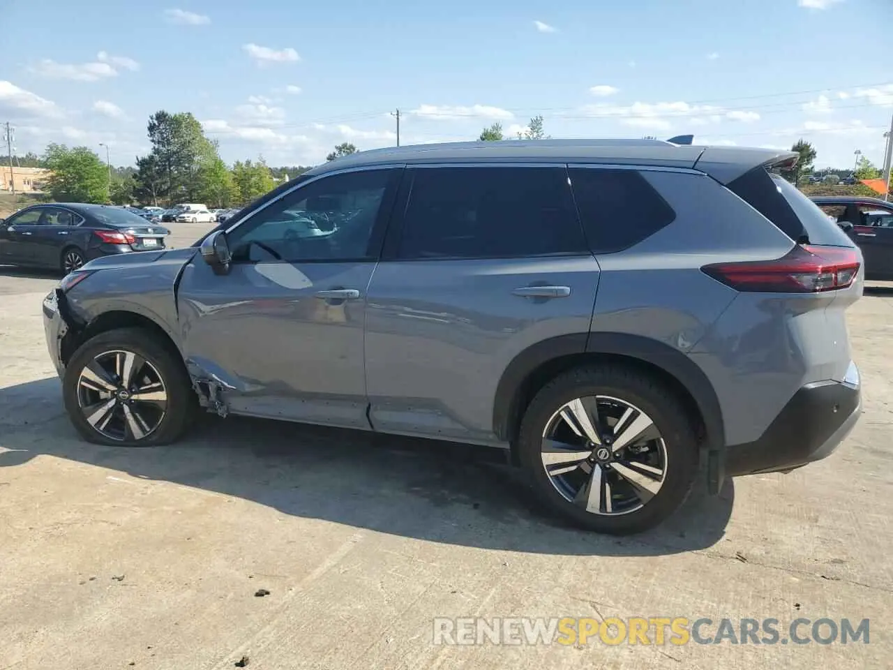2 Photograph of a damaged car JN8AT3CB9MW241105 NISSAN ROGUE 2021