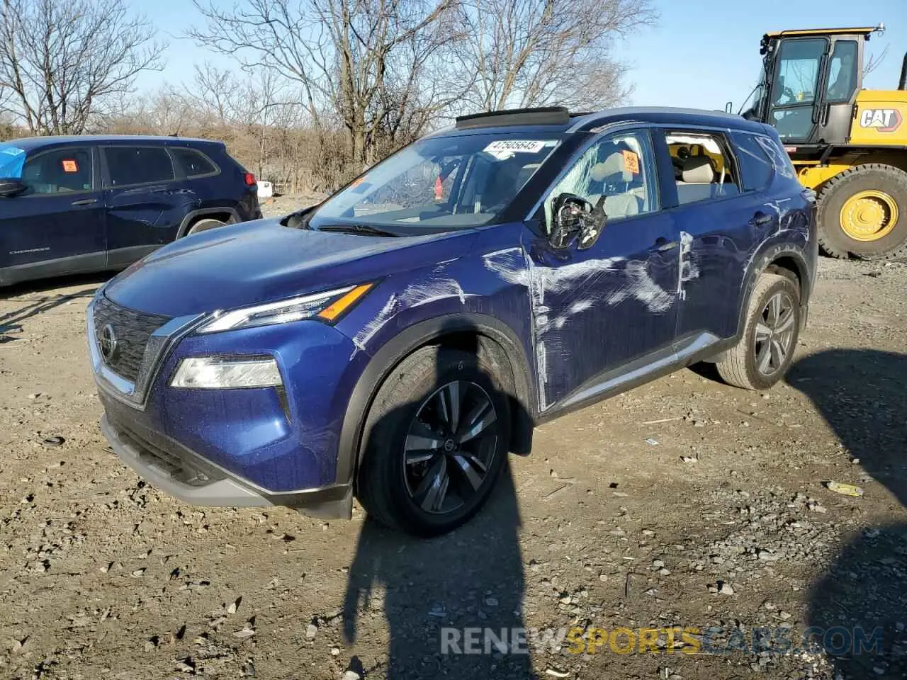 1 Photograph of a damaged car JN8AT3CBXMW238021 NISSAN ROGUE 2021