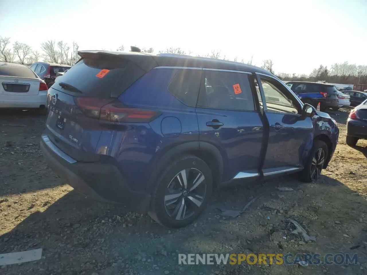 3 Photograph of a damaged car JN8AT3CBXMW238021 NISSAN ROGUE 2021
