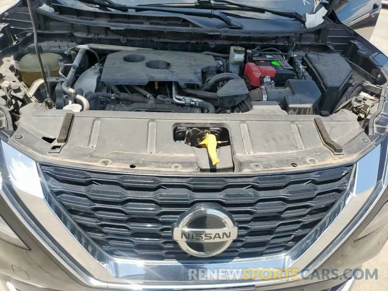 12 Photograph of a damaged car JN8AT3DC0MW100933 NISSAN ROGUE 2021
