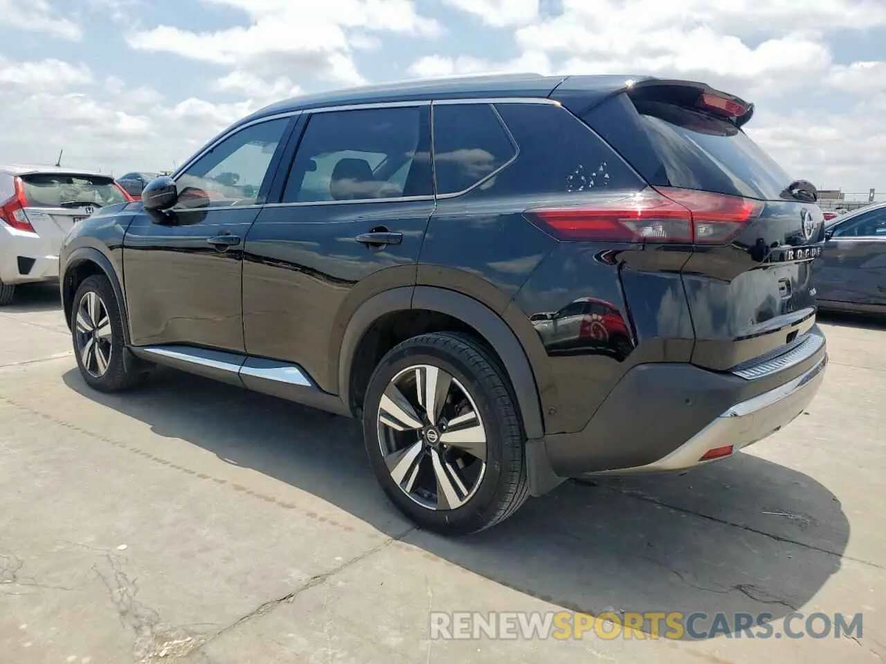 2 Photograph of a damaged car JN8AT3DC0MW100933 NISSAN ROGUE 2021
