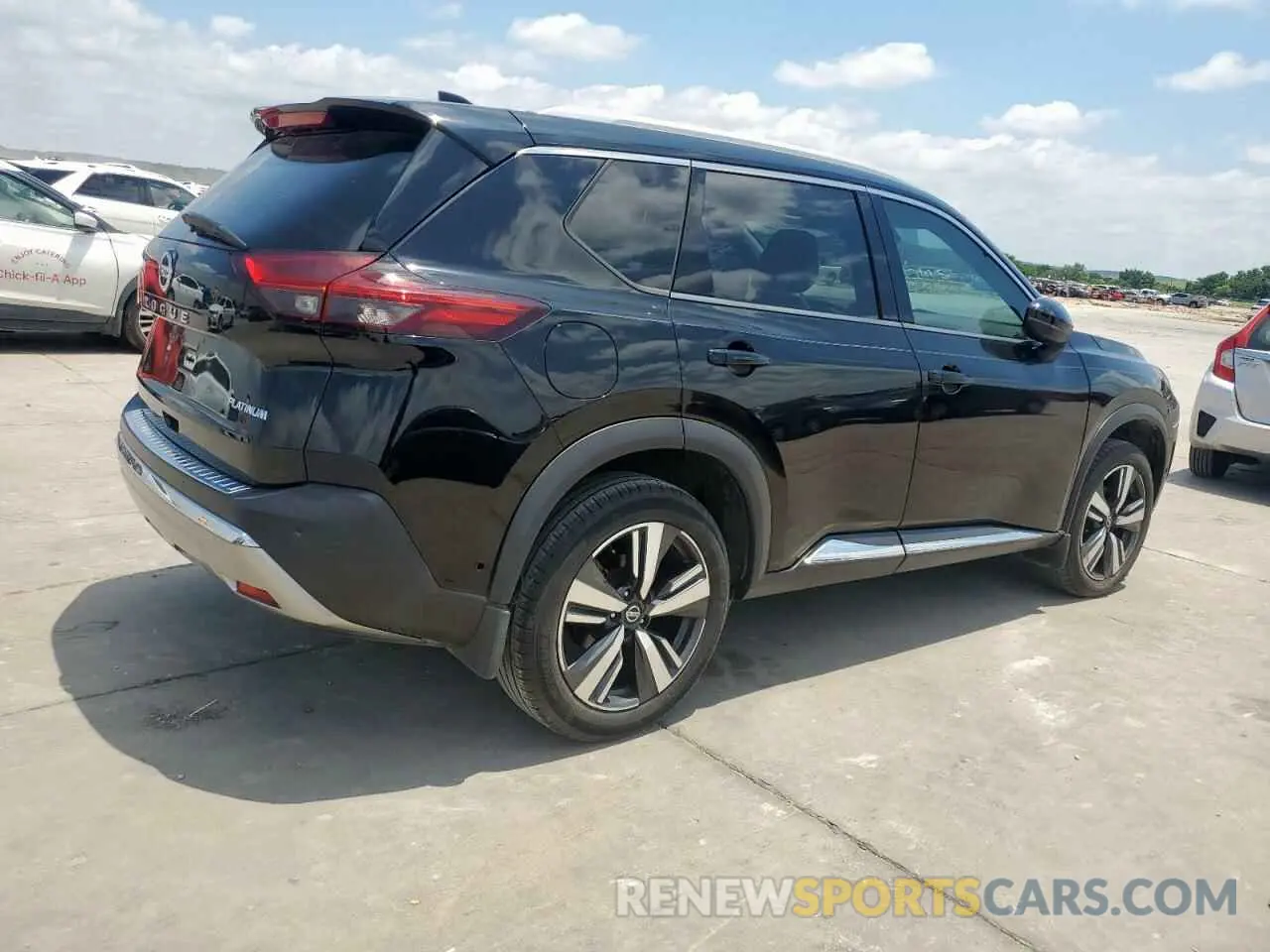 3 Photograph of a damaged car JN8AT3DC0MW100933 NISSAN ROGUE 2021