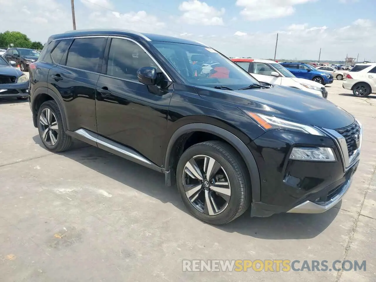 4 Photograph of a damaged car JN8AT3DC0MW100933 NISSAN ROGUE 2021