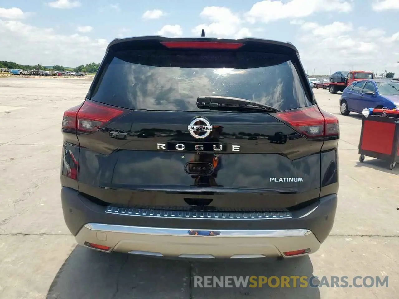 6 Photograph of a damaged car JN8AT3DC0MW100933 NISSAN ROGUE 2021