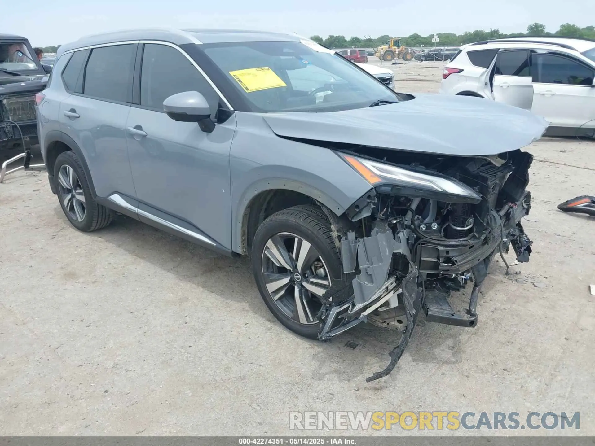 1 Photograph of a damaged car JN8AT3DC0MW102679 NISSAN ROGUE 2021