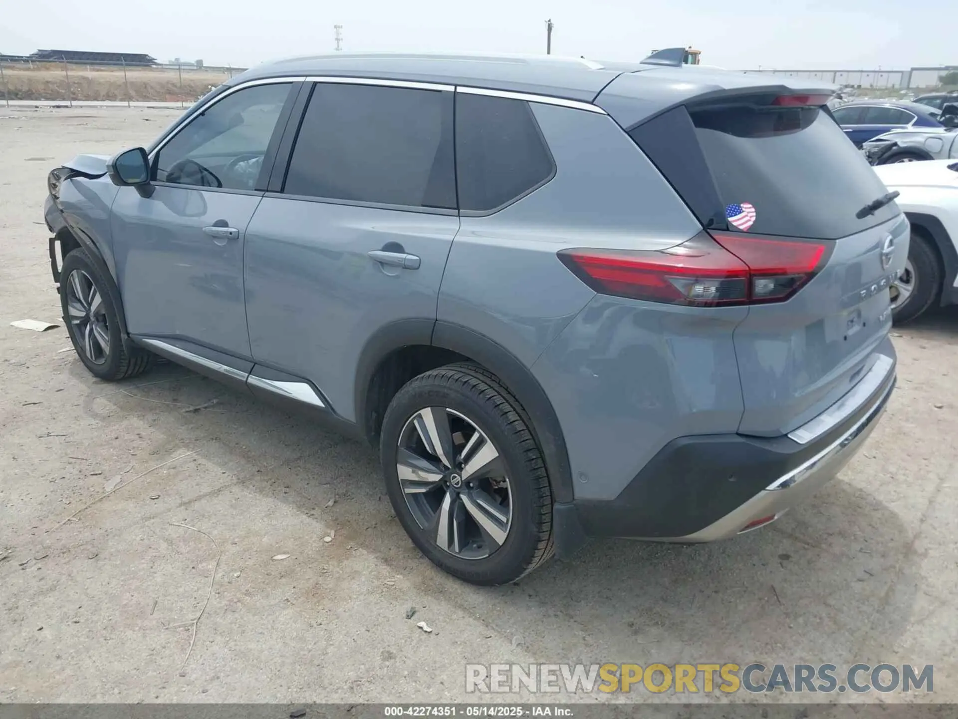3 Photograph of a damaged car JN8AT3DC0MW102679 NISSAN ROGUE 2021