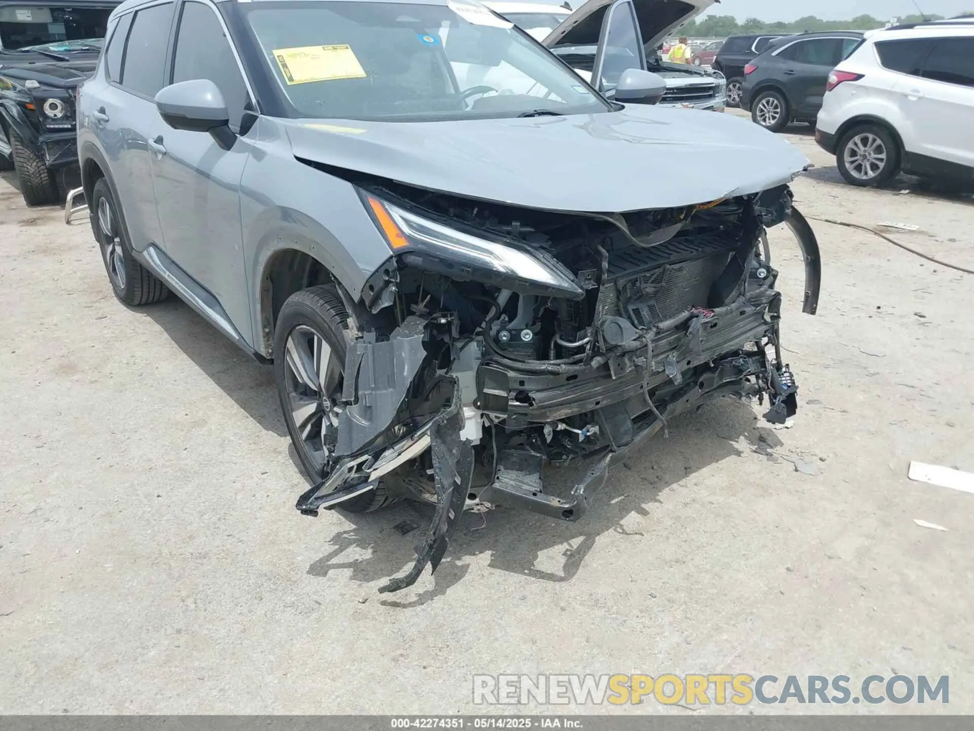 6 Photograph of a damaged car JN8AT3DC0MW102679 NISSAN ROGUE 2021