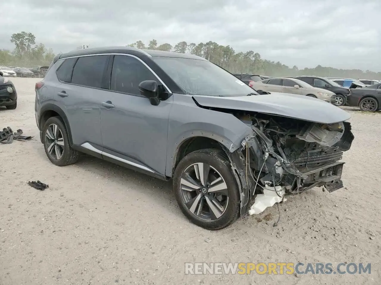 4 Photograph of a damaged car JN8AT3DC1MW100780 NISSAN ROGUE 2021