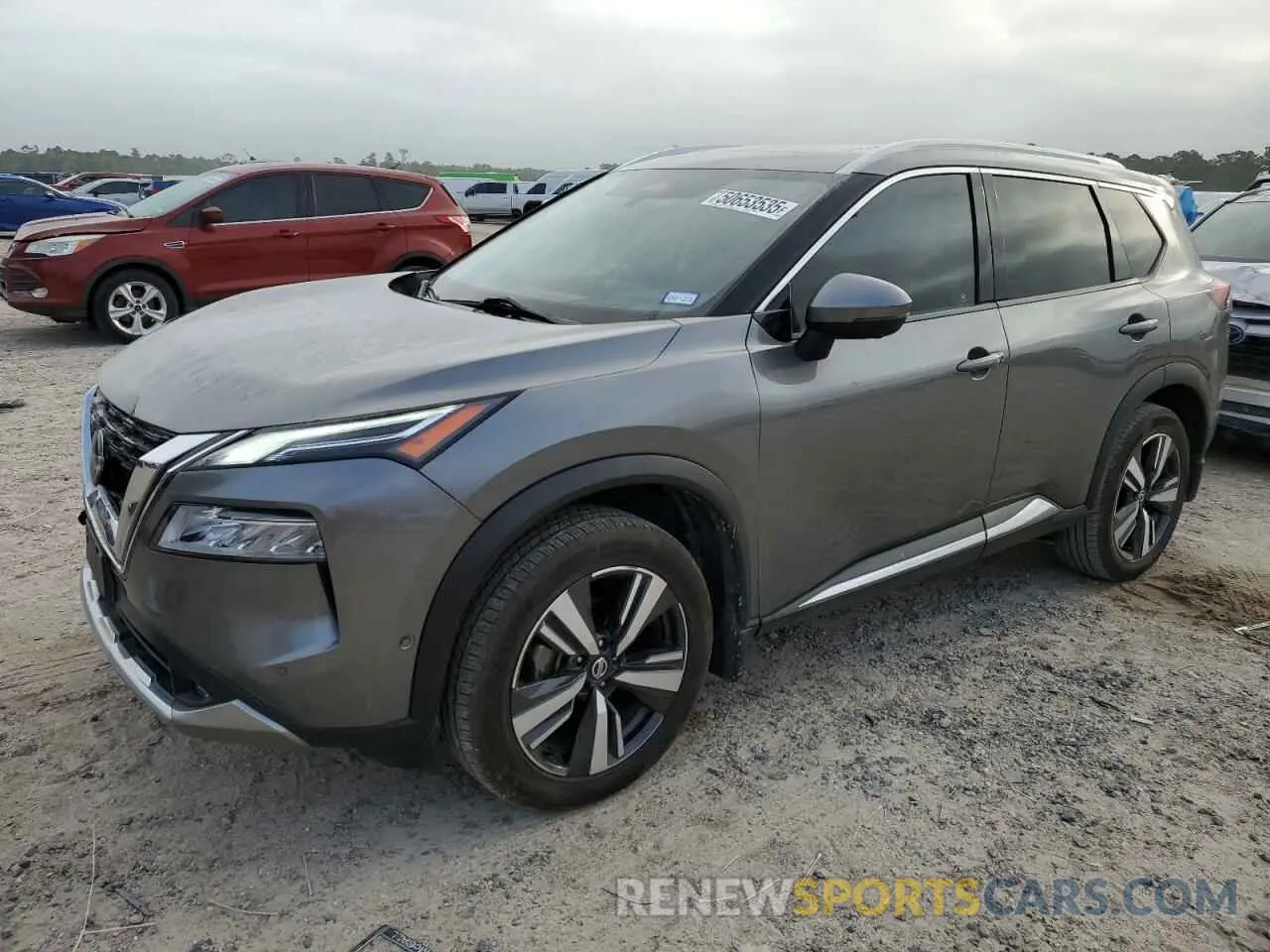 1 Photograph of a damaged car JN8AT3DC1MW103713 NISSAN ROGUE 2021