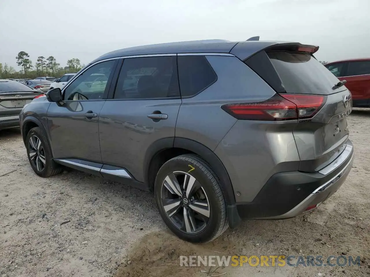2 Photograph of a damaged car JN8AT3DC1MW103713 NISSAN ROGUE 2021