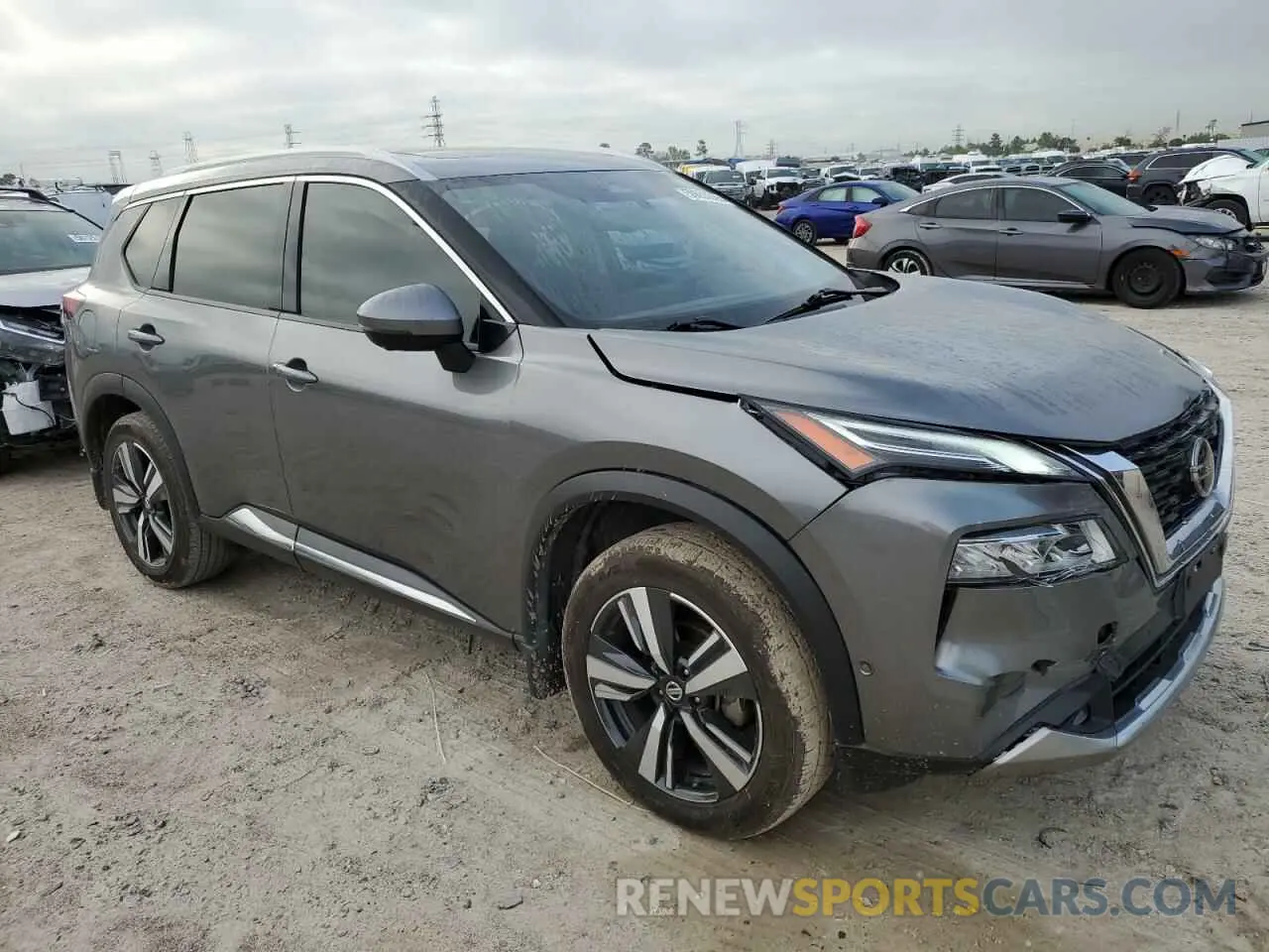 4 Photograph of a damaged car JN8AT3DC1MW103713 NISSAN ROGUE 2021