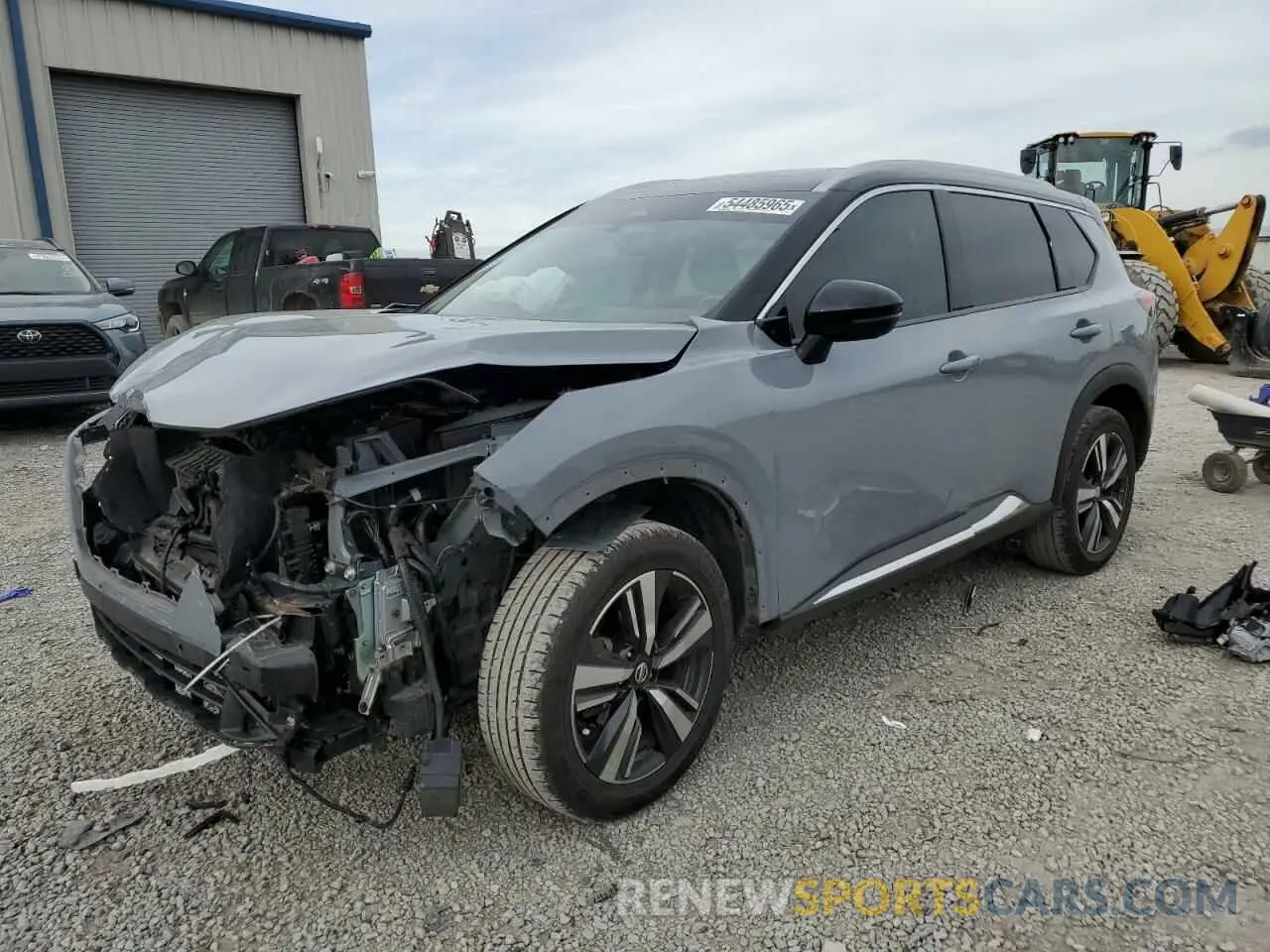 1 Photograph of a damaged car JN8AT3DC1MW104165 NISSAN ROGUE 2021