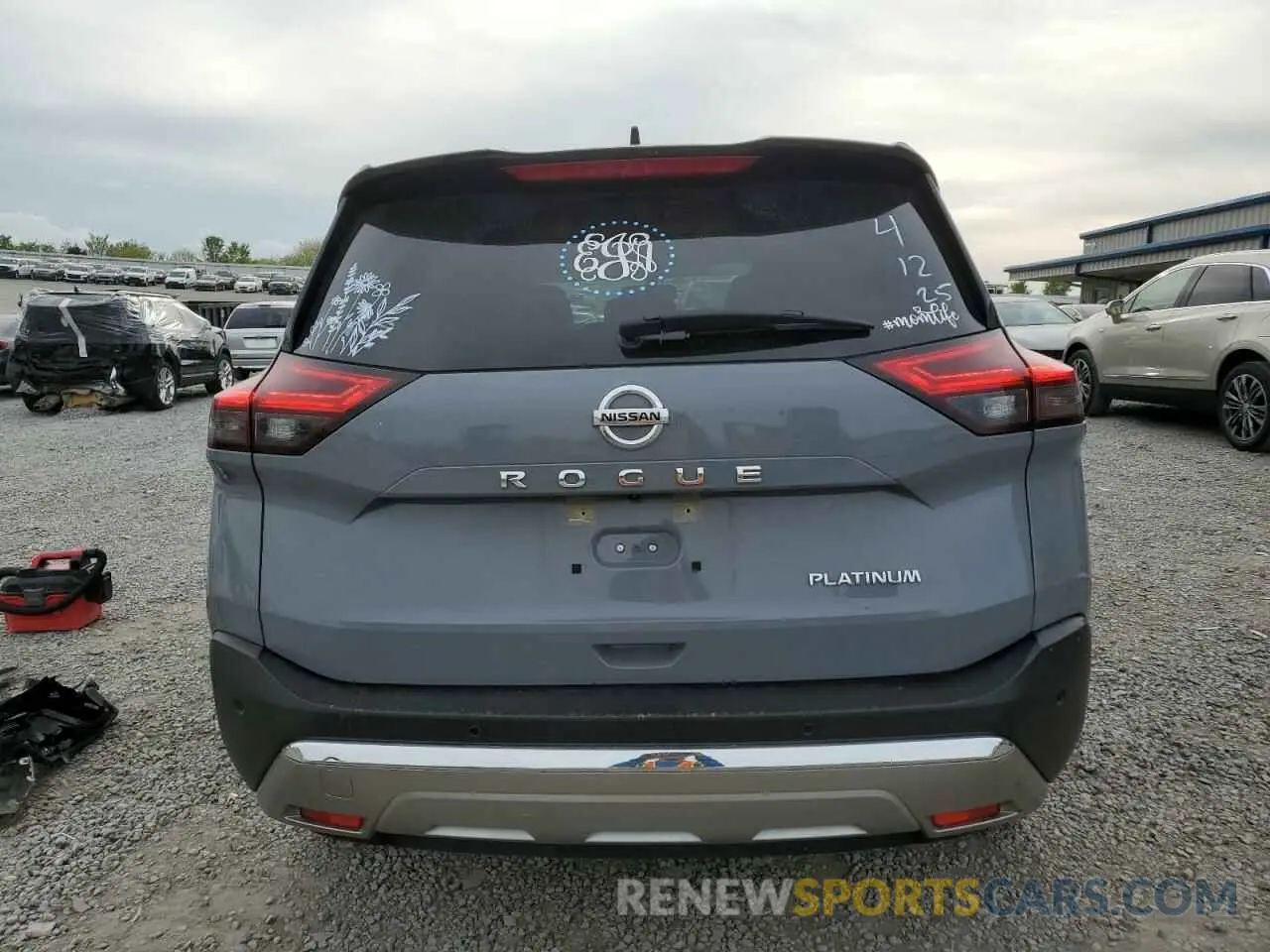 6 Photograph of a damaged car JN8AT3DC1MW104165 NISSAN ROGUE 2021