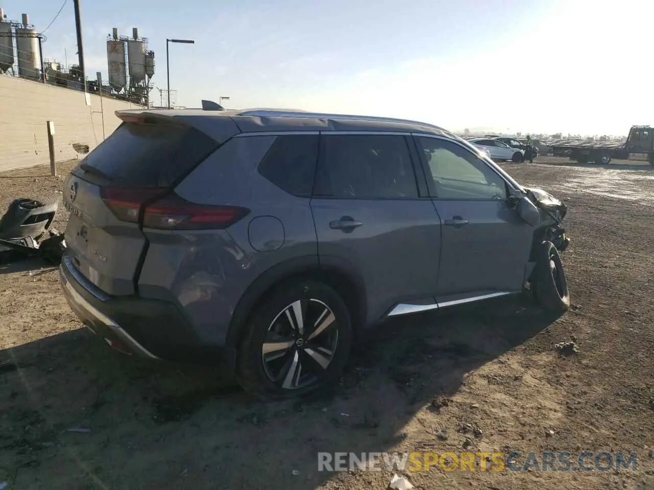 3 Photograph of a damaged car JN8AT3DC2MW100142 NISSAN ROGUE 2021