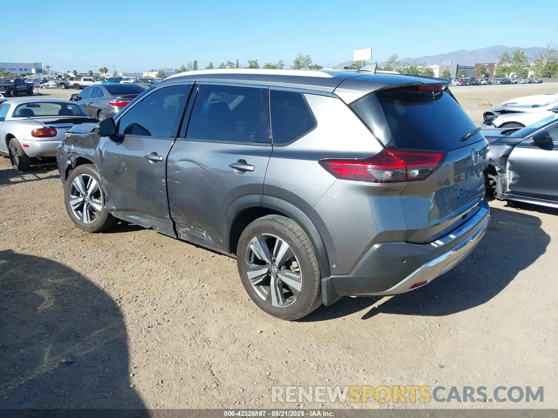 3 Photograph of a damaged car JN8AT3DC3MW100506 NISSAN ROGUE 2021