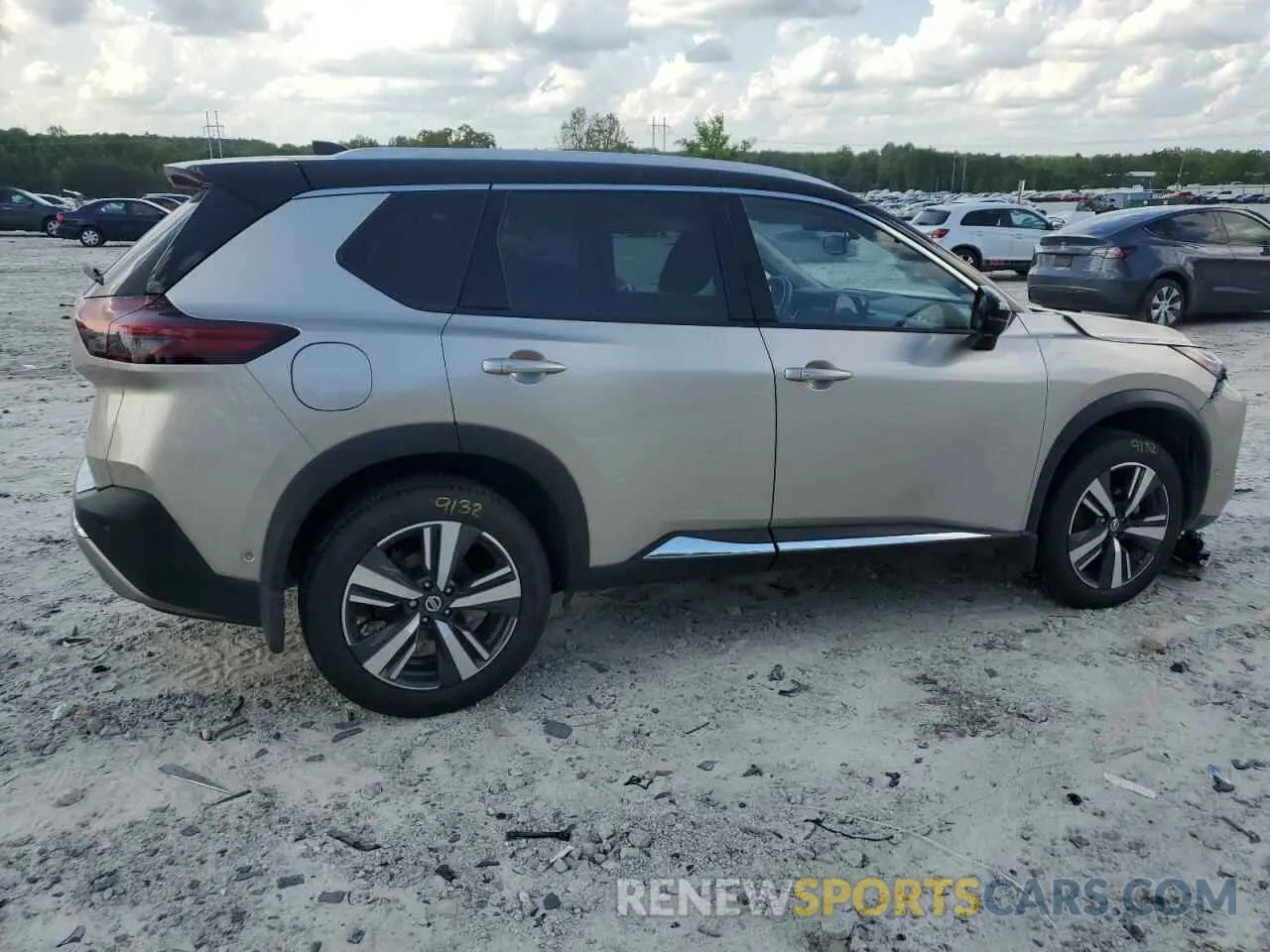3 Photograph of a damaged car JN8AT3DC3MW100988 NISSAN ROGUE 2021