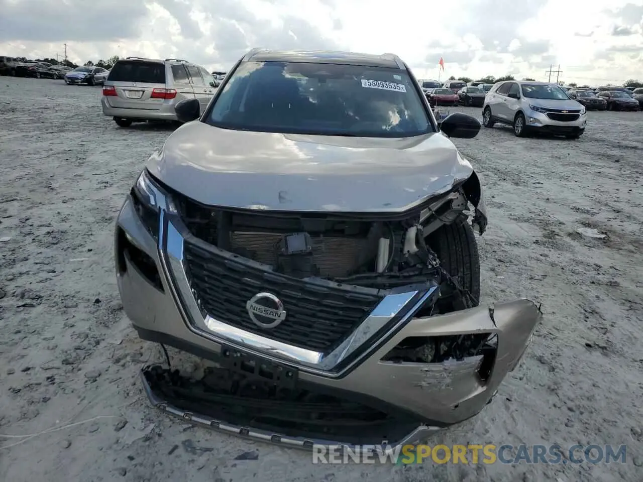 5 Photograph of a damaged car JN8AT3DC3MW100988 NISSAN ROGUE 2021