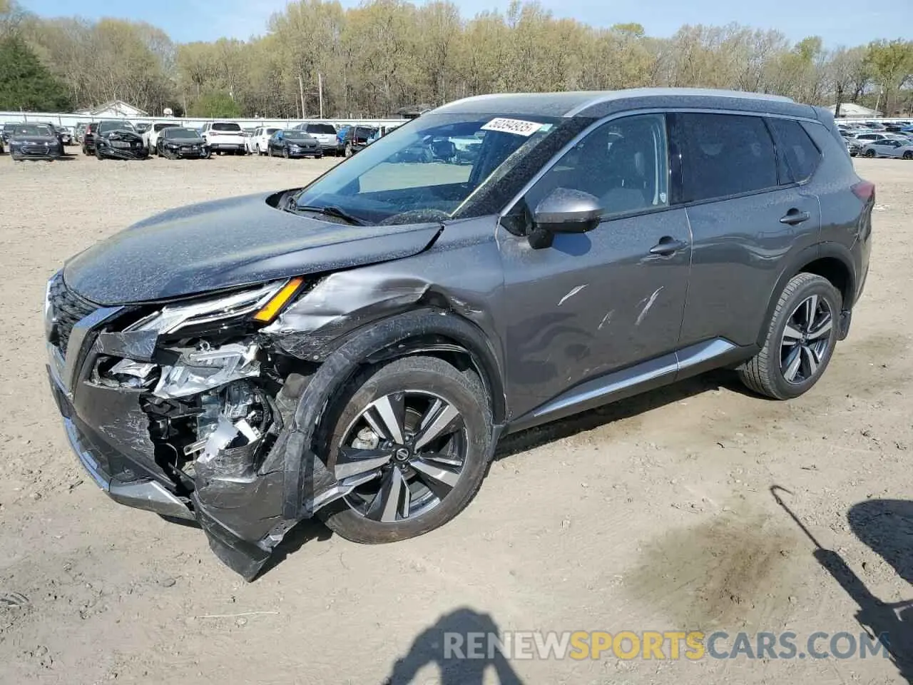 1 Photograph of a damaged car JN8AT3DC3MW101803 NISSAN ROGUE 2021