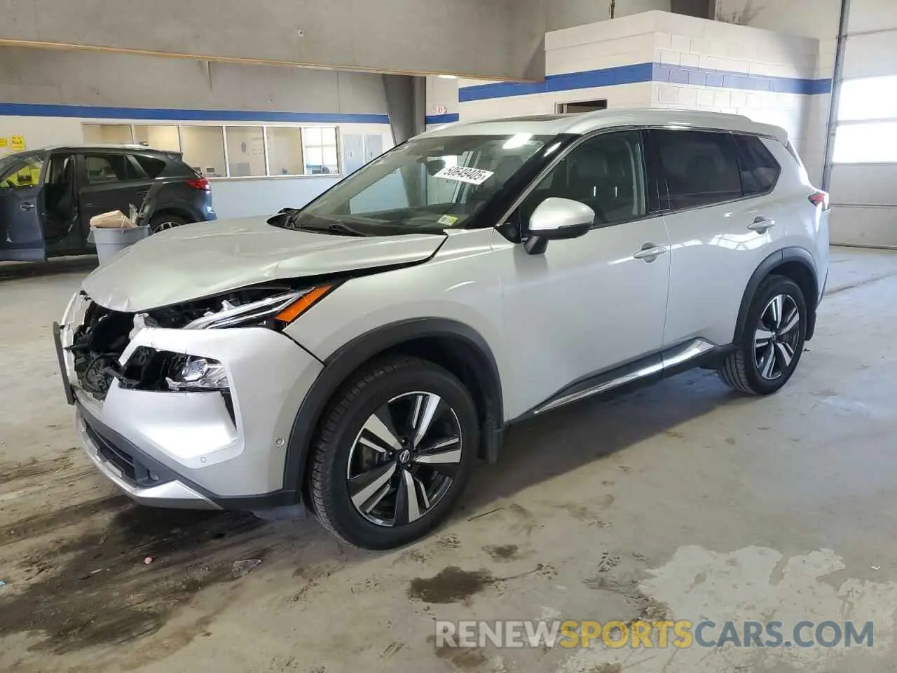 1 Photograph of a damaged car JN8AT3DC3MW105253 NISSAN ROGUE 2021