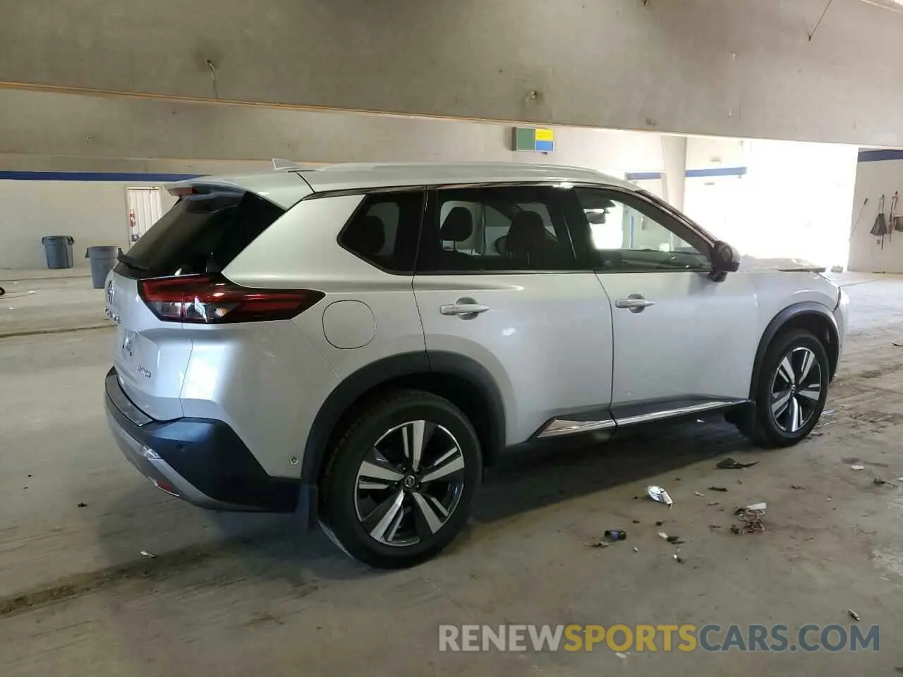 3 Photograph of a damaged car JN8AT3DC3MW105253 NISSAN ROGUE 2021