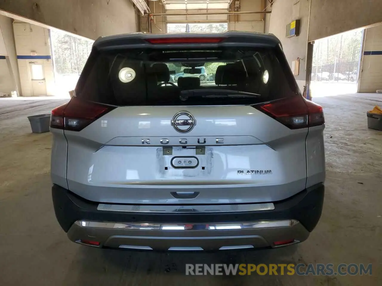 6 Photograph of a damaged car JN8AT3DC3MW105253 NISSAN ROGUE 2021