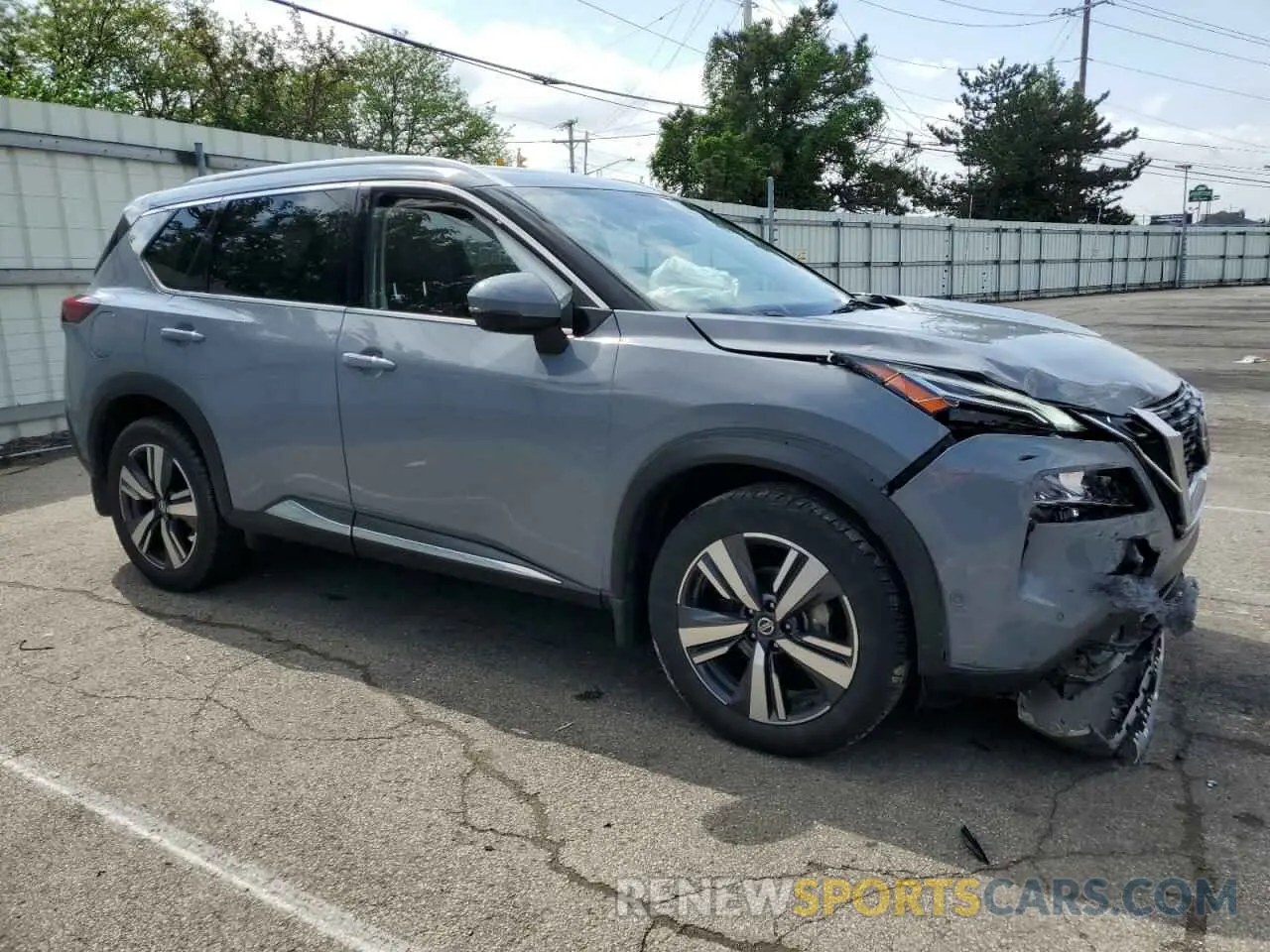 4 Photograph of a damaged car JN8AT3DC4MW101728 NISSAN ROGUE 2021