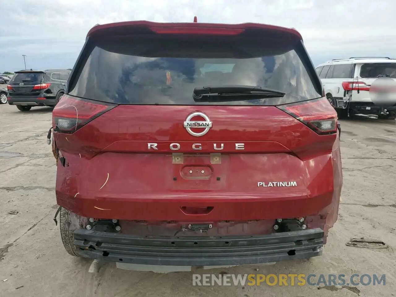 6 Photograph of a damaged car JN8AT3DC6MW107529 NISSAN ROGUE 2021