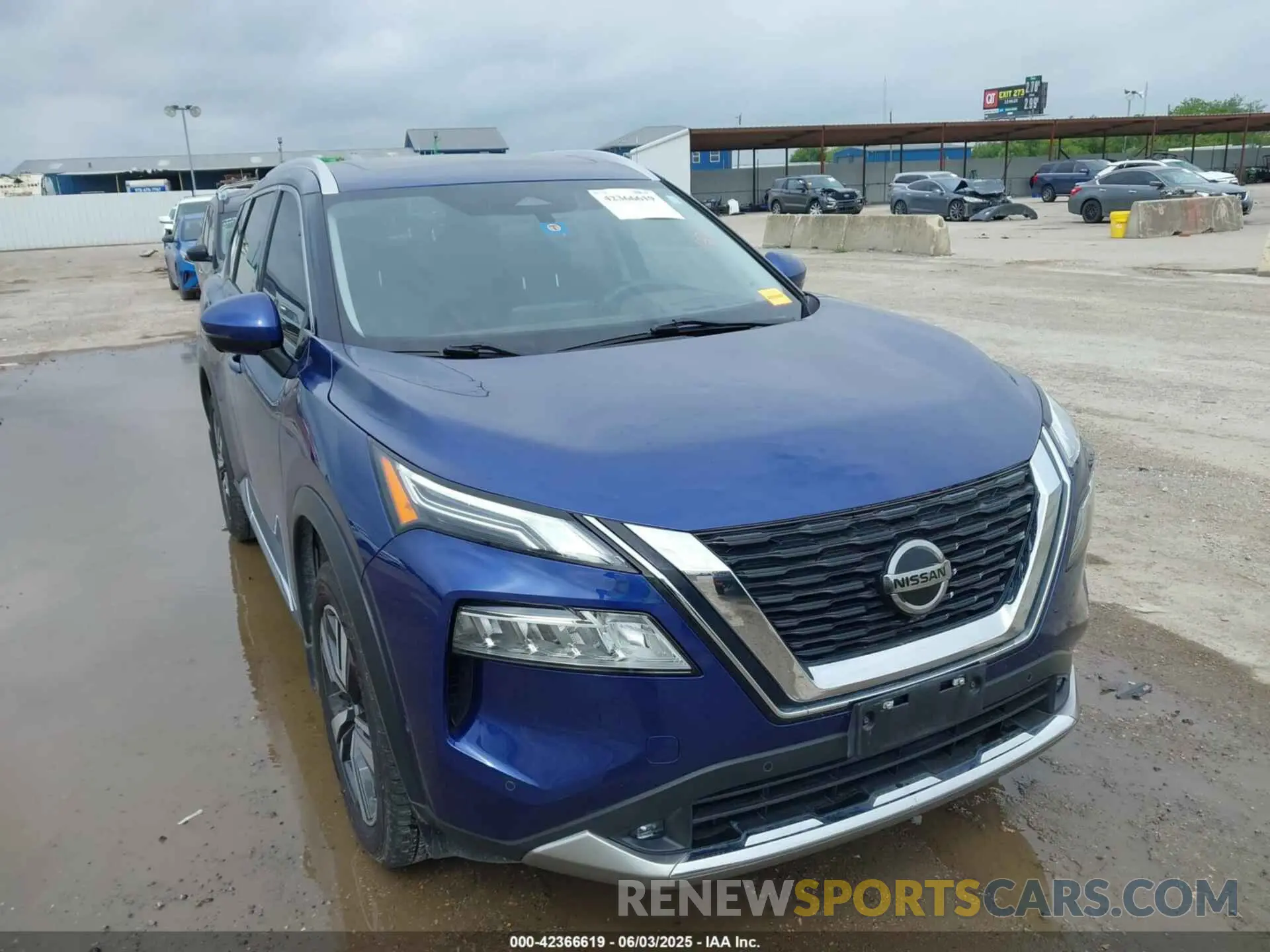 6 Photograph of a damaged car JN8AT3DC7MW102193 NISSAN ROGUE 2021