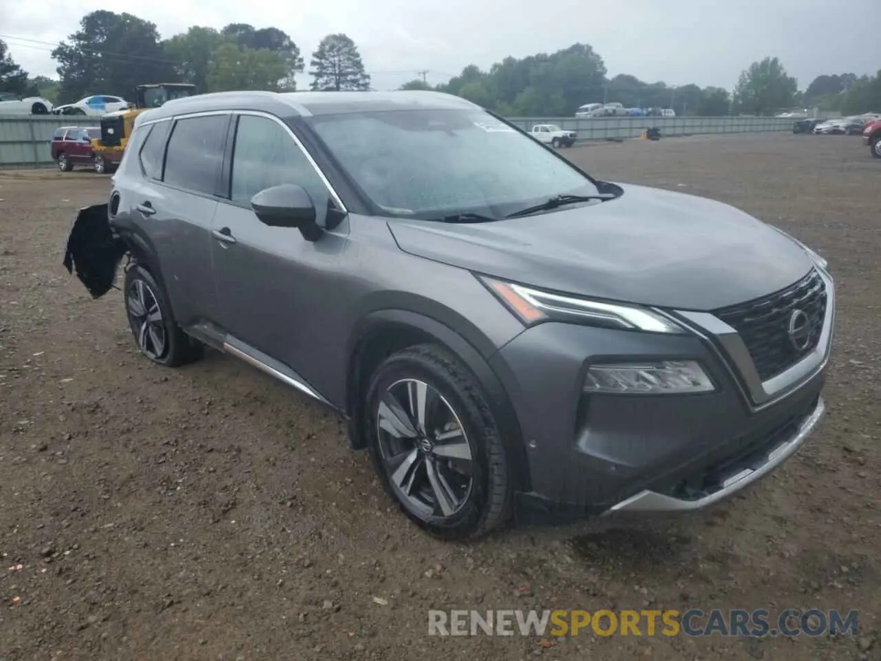 4 Photograph of a damaged car JN8AT3DC7MW105238 NISSAN ROGUE 2021