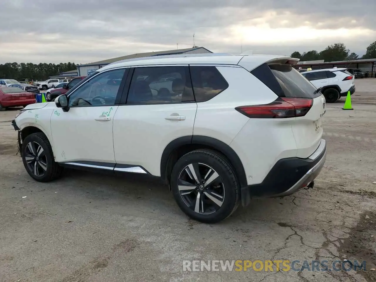 2 Photograph of a damaged car JN8AT3DC8MW107886 NISSAN ROGUE 2021