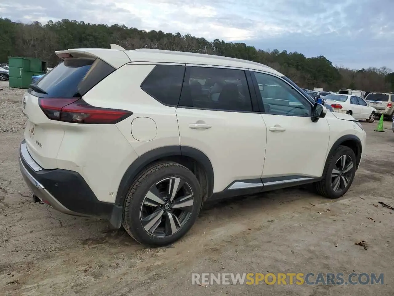 3 Photograph of a damaged car JN8AT3DC8MW107886 NISSAN ROGUE 2021
