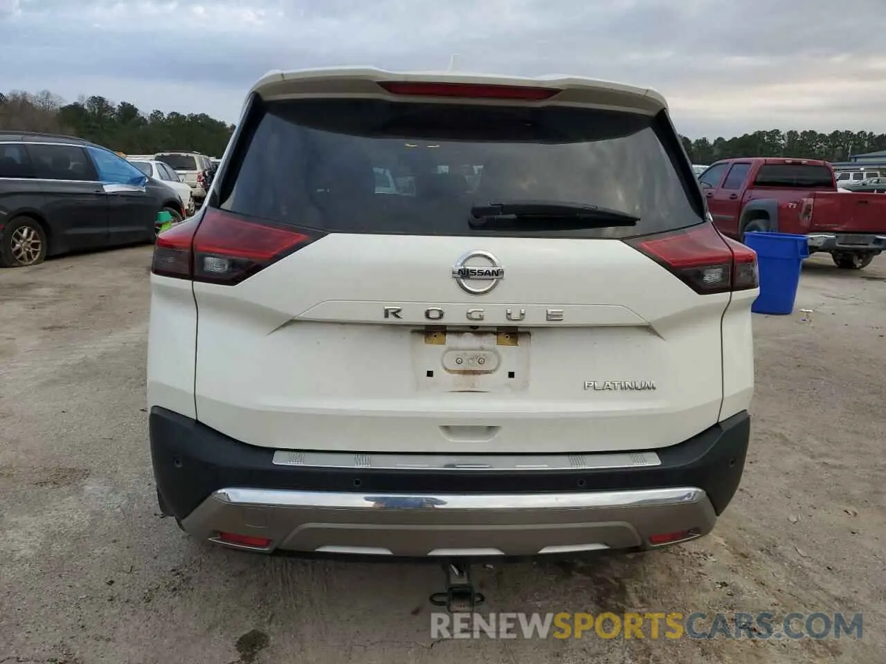 6 Photograph of a damaged car JN8AT3DC8MW107886 NISSAN ROGUE 2021