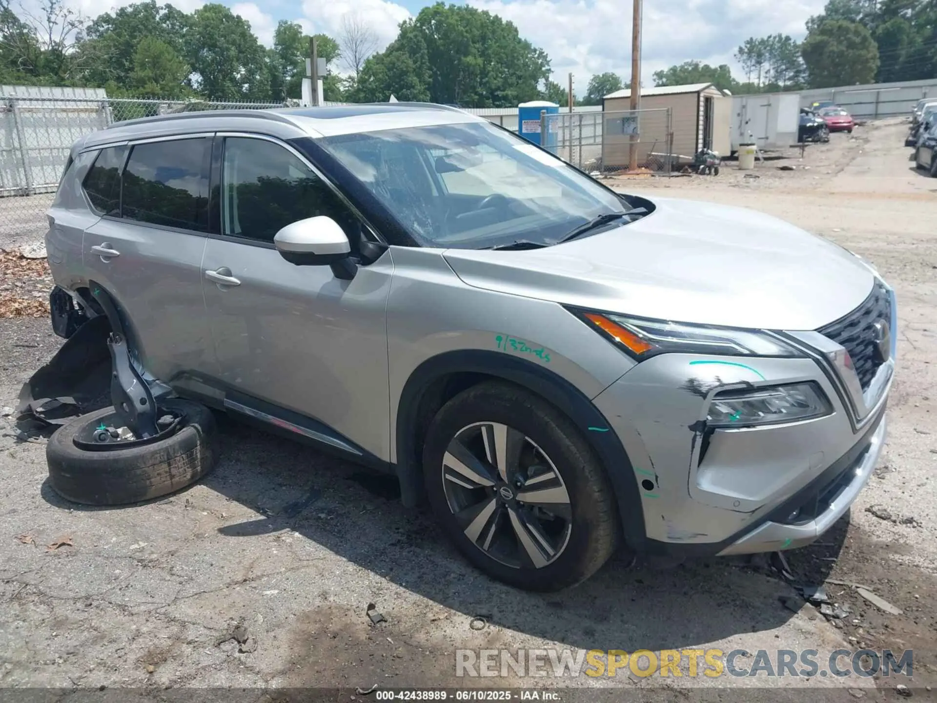1 Photograph of a damaged car JN8AT3DCXMW101300 NISSAN ROGUE 2021