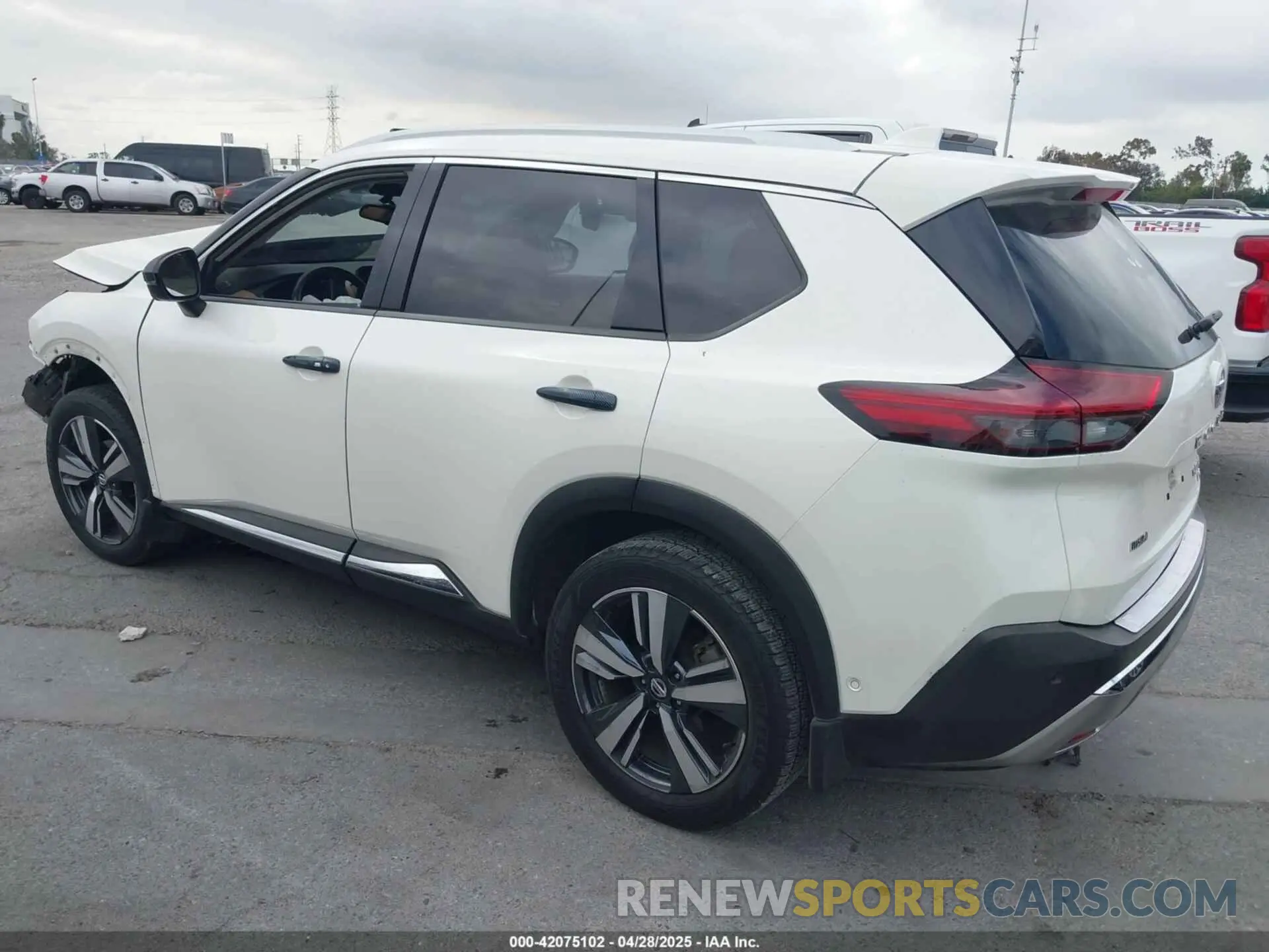 3 Photograph of a damaged car JN8AT3DCXMW102124 NISSAN ROGUE 2021