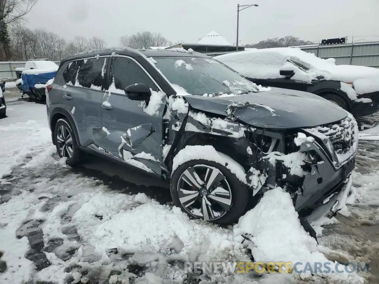 4 Photograph of a damaged car JN8AT3DD2MW301452 NISSAN ROGUE 2021