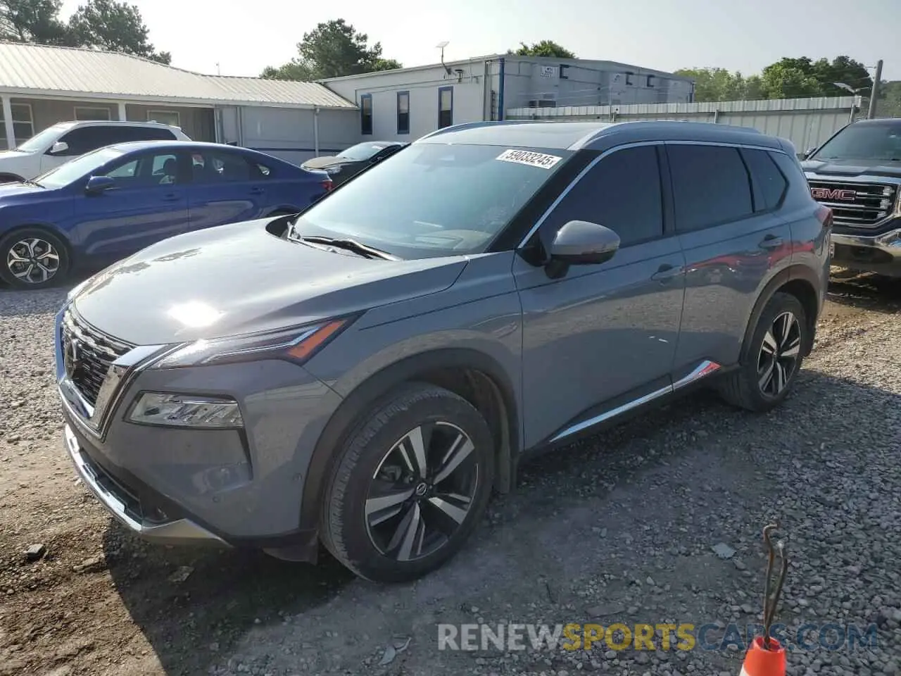 1 Photograph of a damaged car JN8AT3DD2MW304495 NISSAN ROGUE 2021