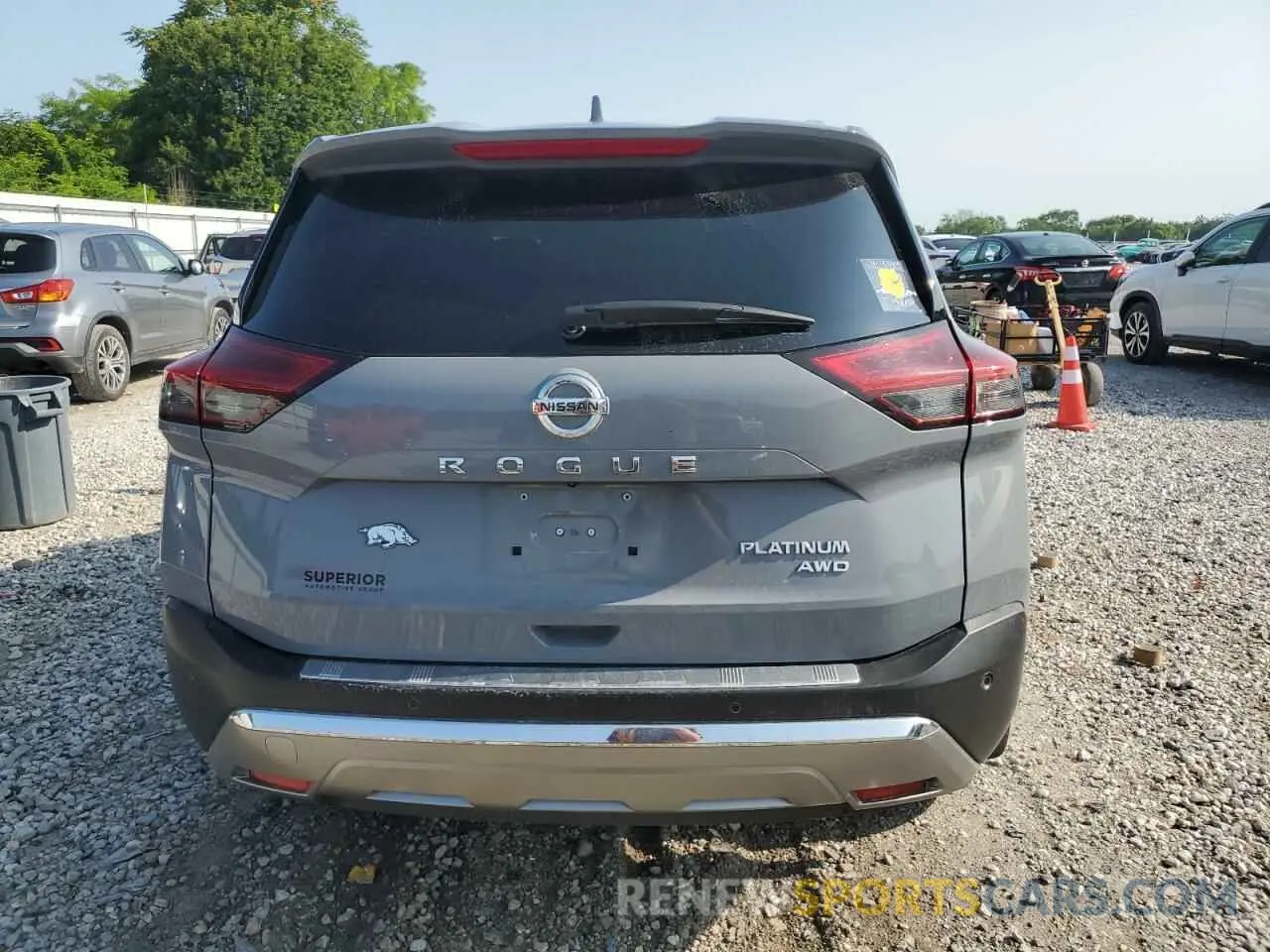 6 Photograph of a damaged car JN8AT3DD2MW304495 NISSAN ROGUE 2021