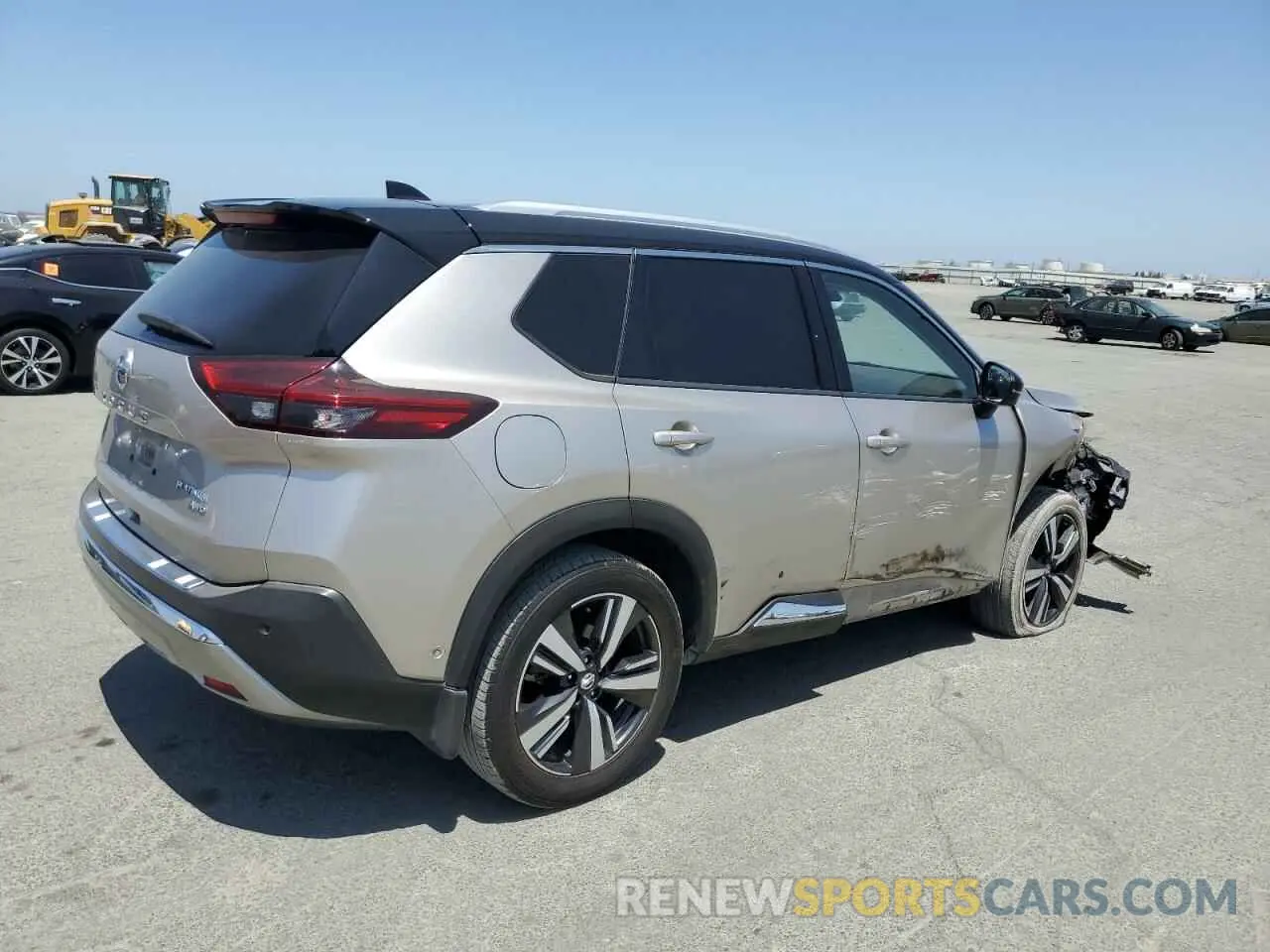 3 Photograph of a damaged car JN8AT3DD2MW314783 NISSAN ROGUE 2021