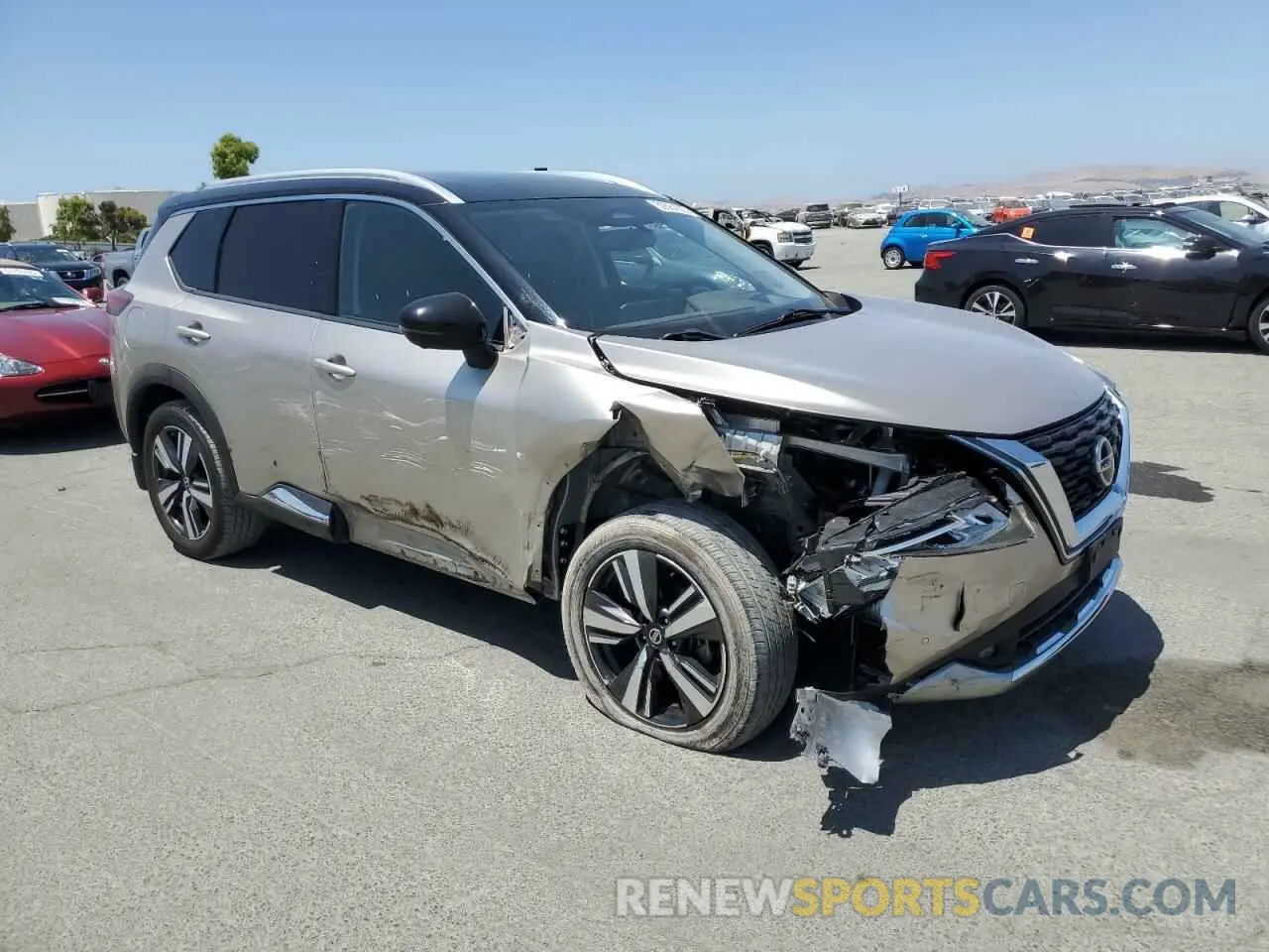 4 Photograph of a damaged car JN8AT3DD2MW314783 NISSAN ROGUE 2021