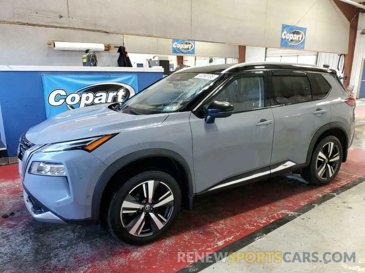 1 Photograph of a damaged car JN8AT3DD3MW302853 NISSAN ROGUE 2021