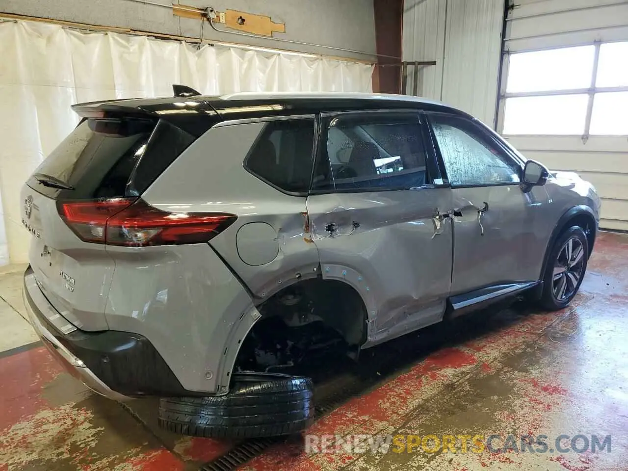 3 Photograph of a damaged car JN8AT3DD3MW302853 NISSAN ROGUE 2021
