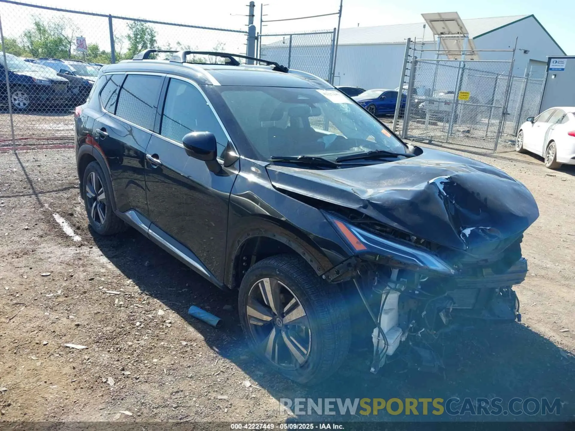 1 Photograph of a damaged car JN8AT3DD3MW320124 NISSAN ROGUE 2021