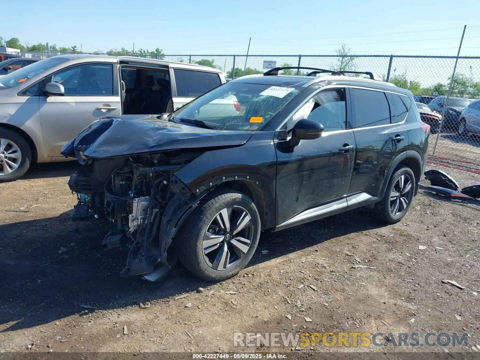 2 Photograph of a damaged car JN8AT3DD3MW320124 NISSAN ROGUE 2021