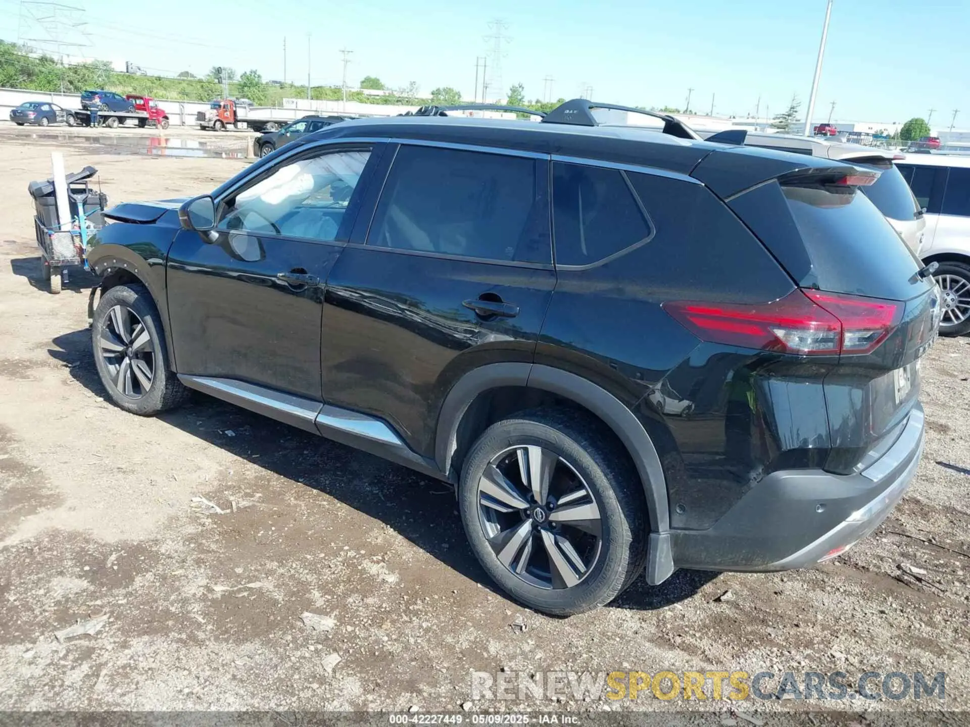 3 Photograph of a damaged car JN8AT3DD3MW320124 NISSAN ROGUE 2021