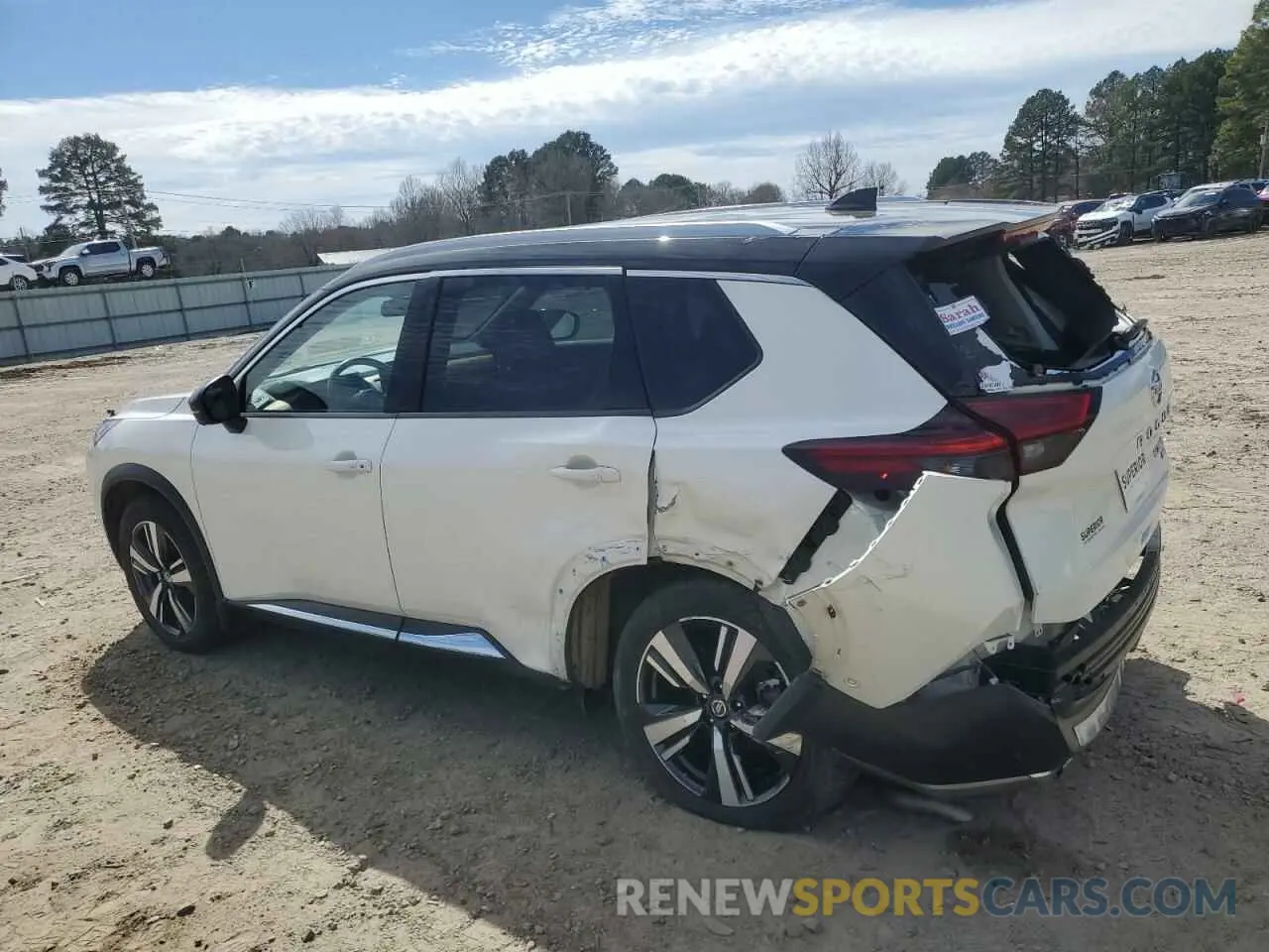 2 Photograph of a damaged car JN8AT3DD4MW303266 NISSAN ROGUE 2021